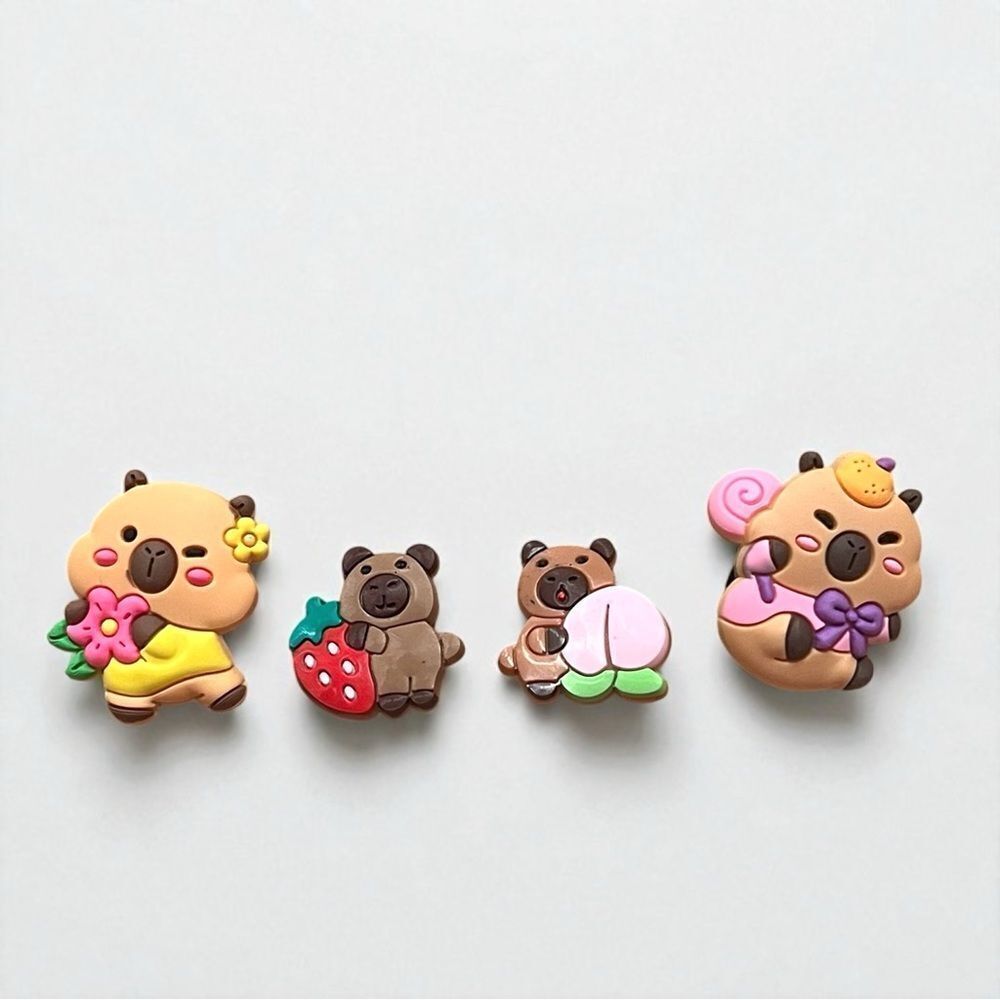 ⭐️3/$25⭐️ Capybara Light Up Croc Charm Set Of 4